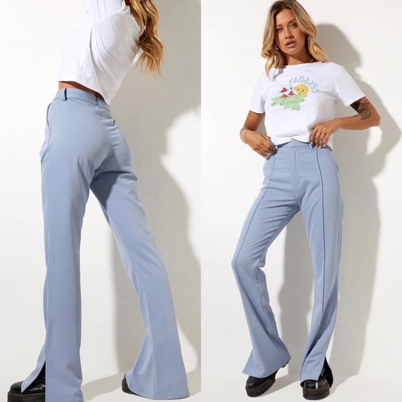 Motel Rocks Pants - NWT Motel Zovey Trousers in Blue
